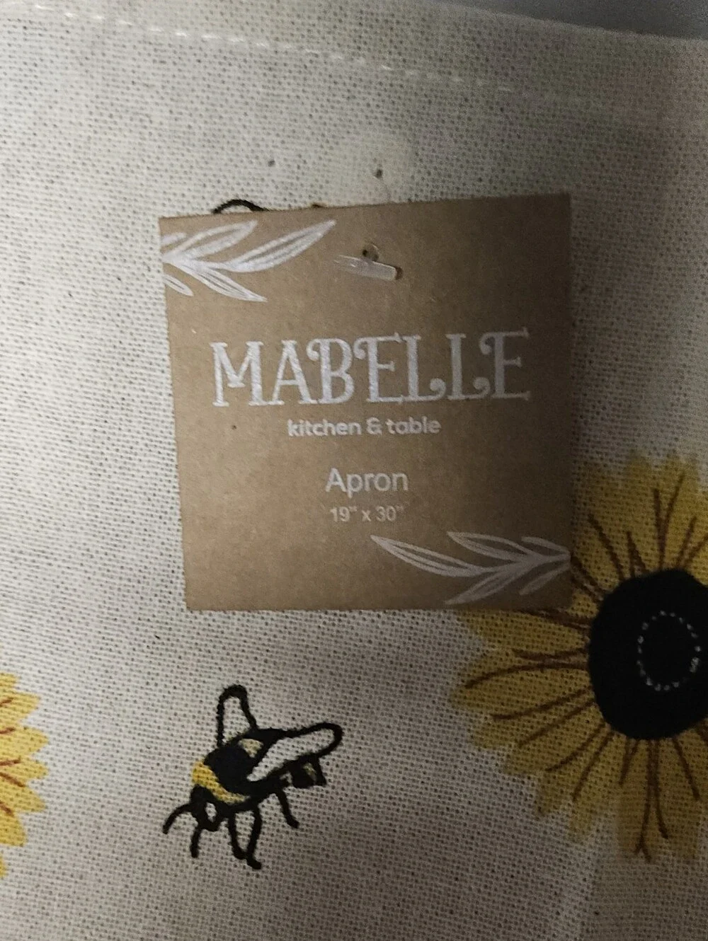 Maybelle Sunflower & Bee Apron, New